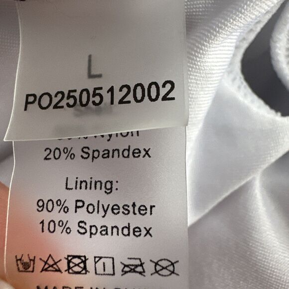 Blue One Piece Swimsuit Tummy Control Women's Large Bathing Suit - Picture 9 of 9